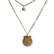 Vintage Coin + Star Necklace (2 in 1)