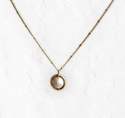 PRE-ORDER Gold Baroque Pearl Pendant Necklace