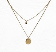 Vintage Coin + Star Necklace (2 in 1)