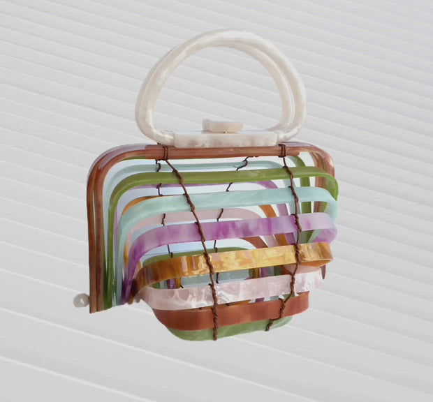 Rainbow Acrylic Foldable Bag