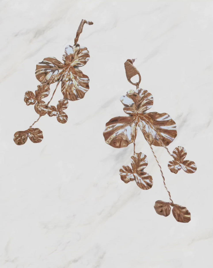 Royal Leaf Earrings