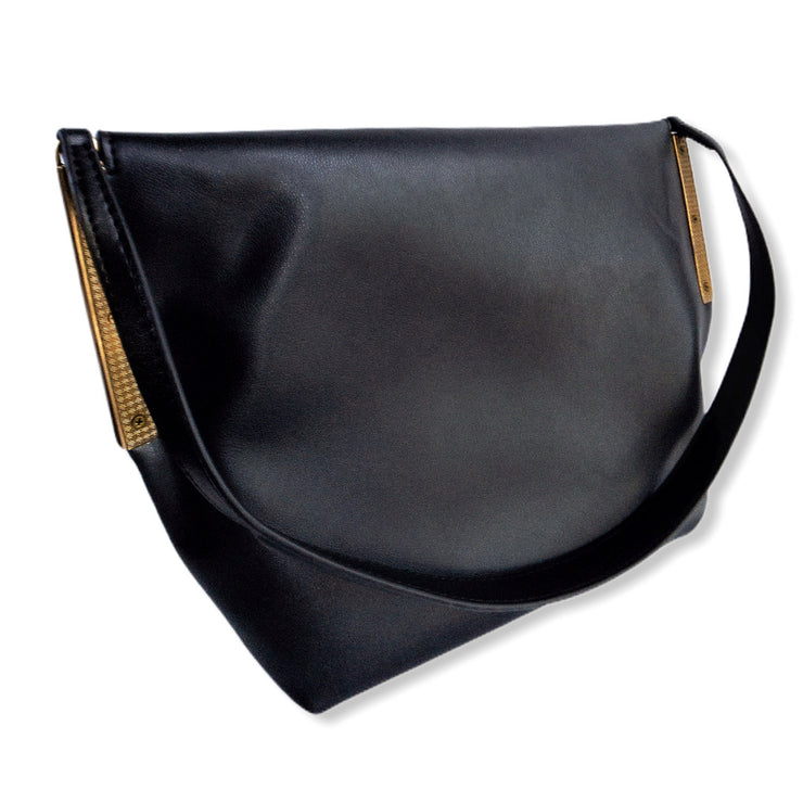 Flap Leather Tote Bag