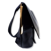 Flap Leather Tote Bag