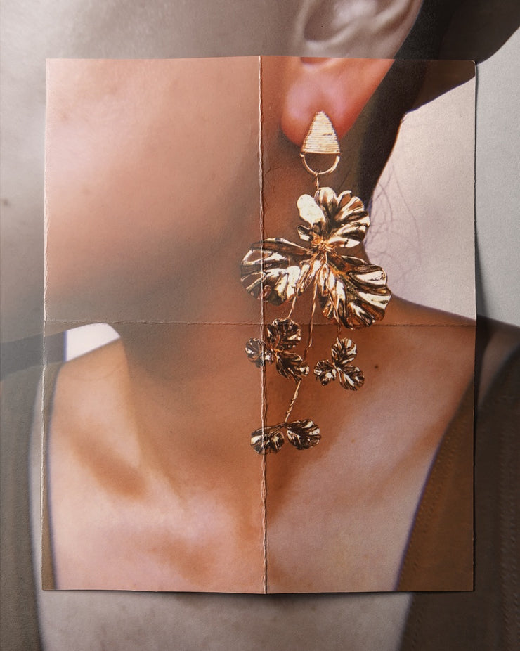 Royal Leaf Earrings