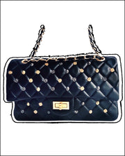 Leather Classic Flap Bag In Black