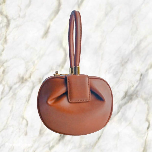 Small Leather Bag With Top Handle