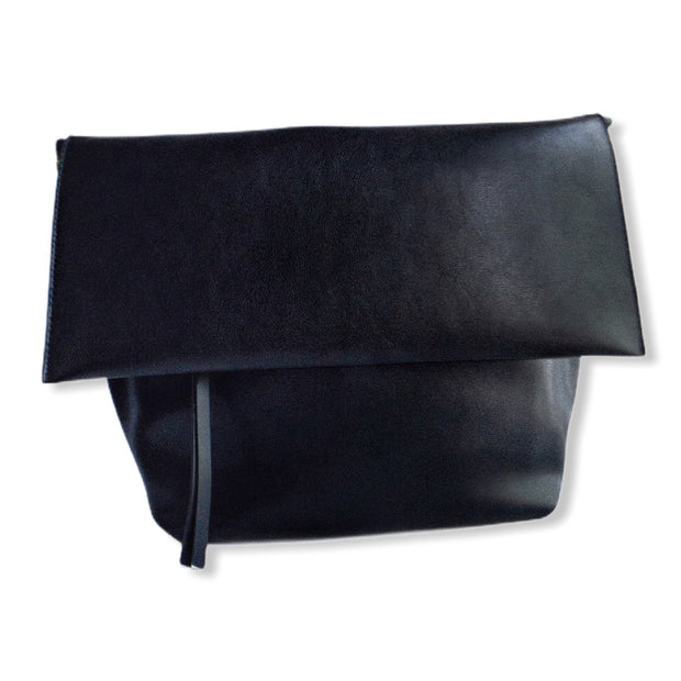 Flap Leather Tote Bag