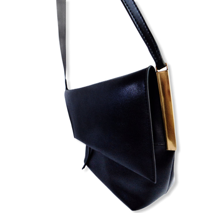 Flap Leather Tote Bag