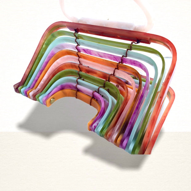 Rainbow Acrylic Foldable Bag