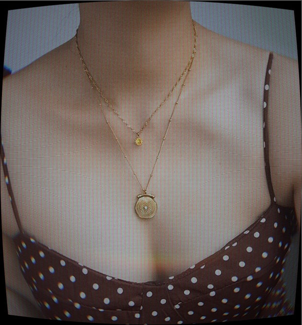 Vintage Coin + Star Necklace (2 in 1)