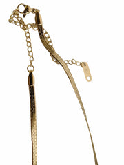 Staple Gold Snake Chain Necklace