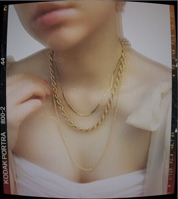 Staple Gold Snake Chain Necklace