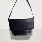 Flap Leather Tote Bag