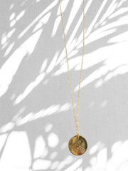 Gold-Filled Coin Necklace