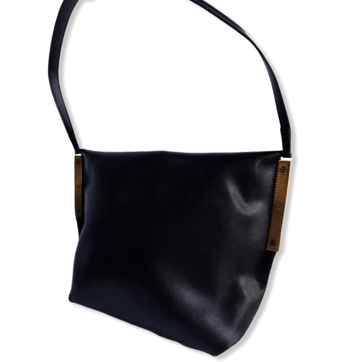 Flap Leather Tote Bag