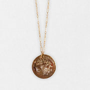 Gold-Filled Coin Necklace