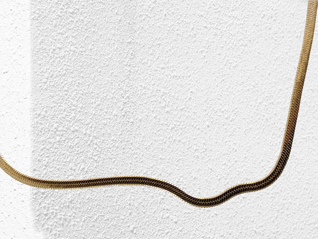 Staple Gold Snake Chain Necklace