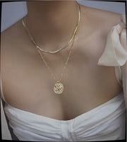 Staple Gold Snake Chain Necklace