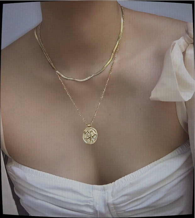 Staple Gold Snake Chain Necklace