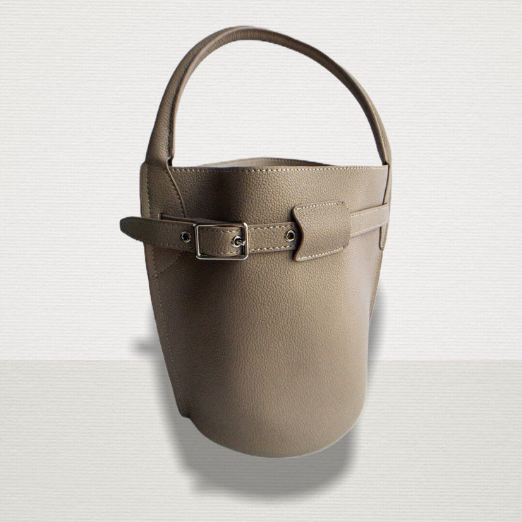 Leather Bucket Bag