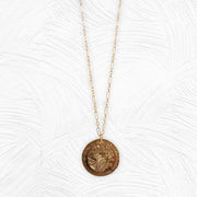 Gold-Filled Coin Necklace