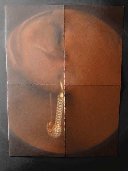 Safety Pin Diamanté Earrings