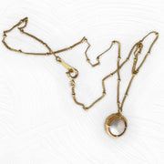 PRE-ORDER Gold Baroque Pearl Pendant Necklace