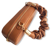 Gathered Leather Bag