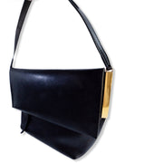 Flap Leather Tote Bag