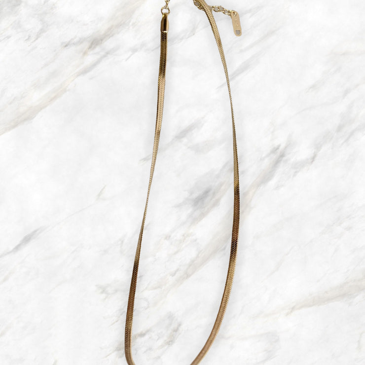 Staple Gold Snake Chain Necklace