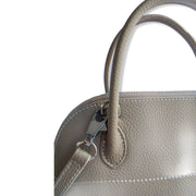 Shell Shape Leather Tote (Medium)