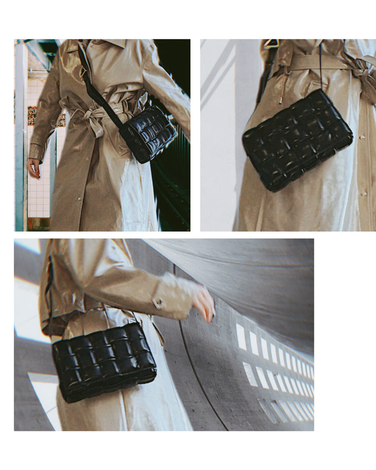 PRE-ORDER Cross Body Puffy Leather Bag