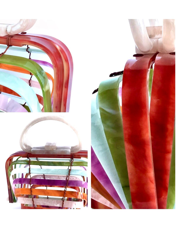 Rainbow Acrylic Foldable Bag