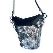 Rhinestone Leather Tote